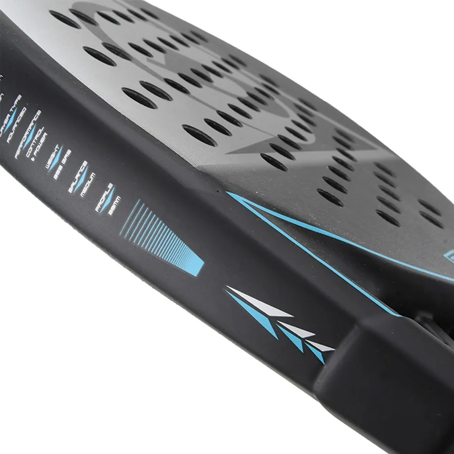 Imagen 3 de 4 de Paleta Dunlop Galática Lite-NEGRO/TURQUESA