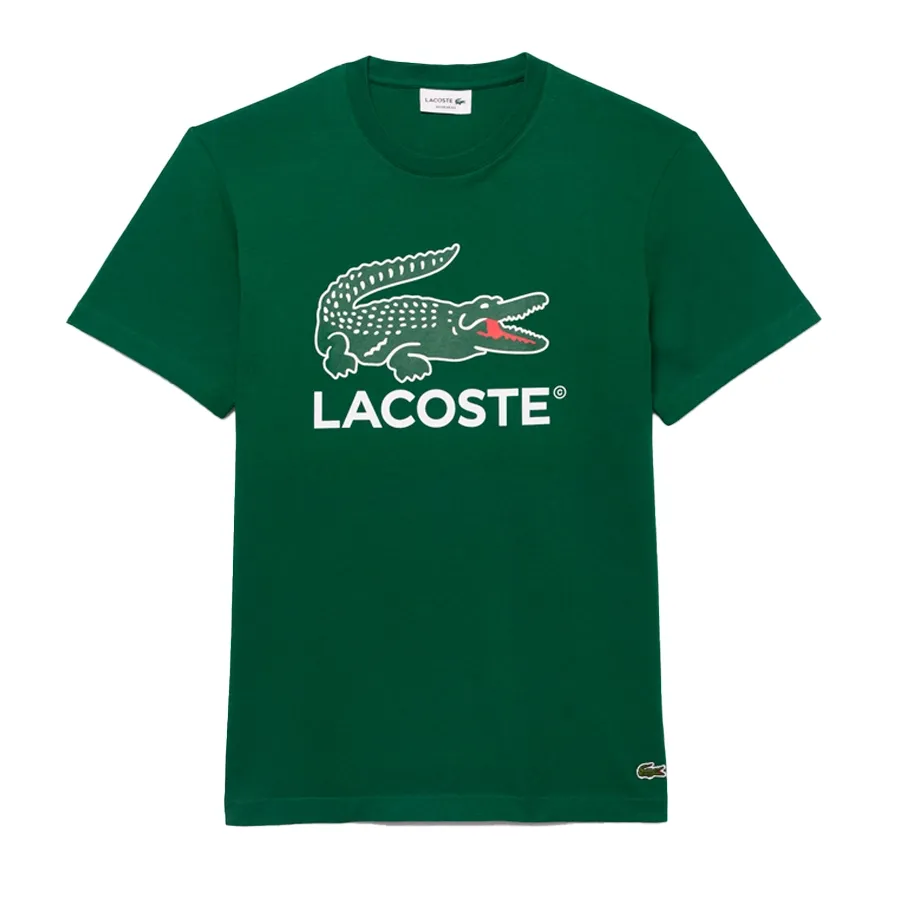 Imagen 4 de 5 de Remera Lacoste Con Estampado-BLANCO/VERDE/NEGRO