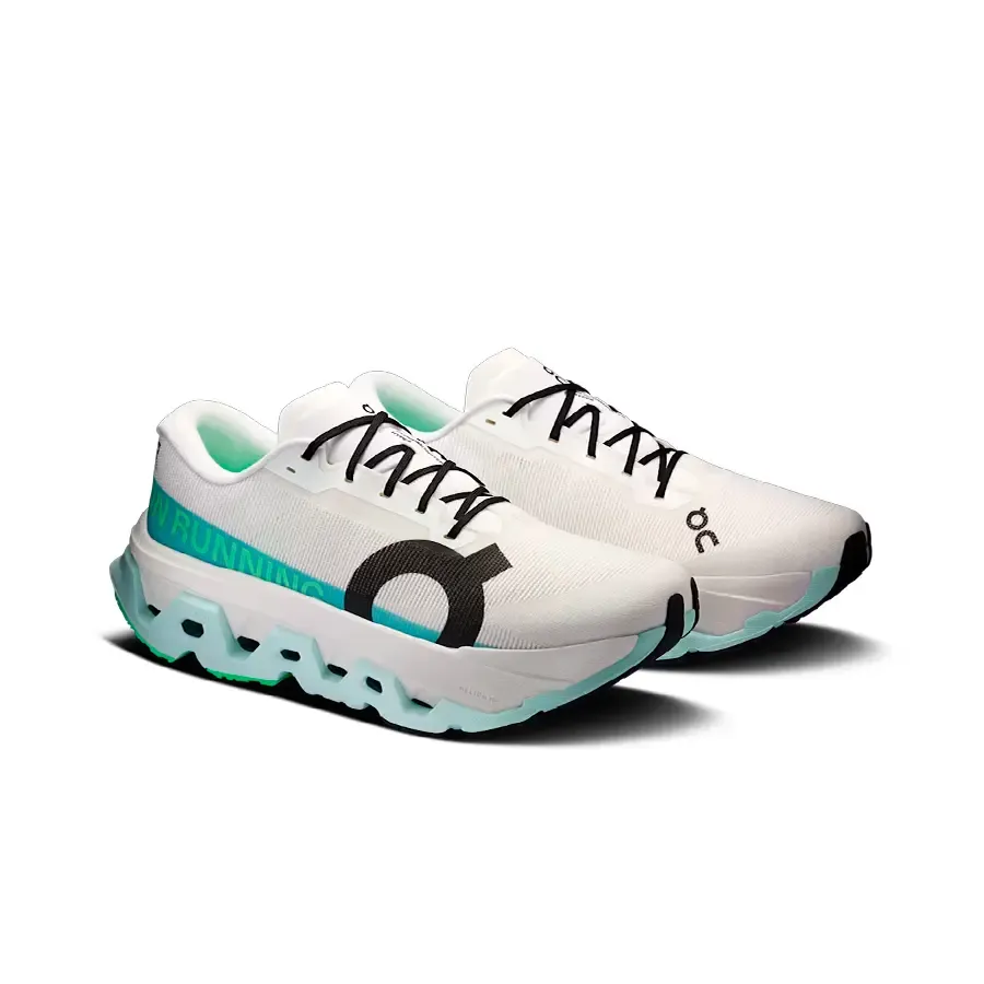 Imagen 1 de 6 de Zapatillas On Cloudmonster 3 Hyper-BLANCO/TURQUESA/NEGRO