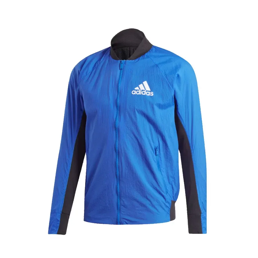 Imagen 3 de 5 de Campera adidas Vrct Light-AZUL/NEGRO
