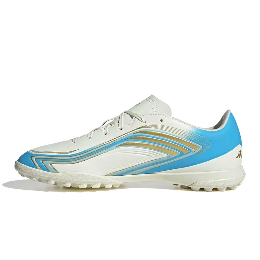 Imagen 2 de 7 de Botines adidas F50 Club El Ultimo Tango Tf-BLANCO/CELESTE/DORADO