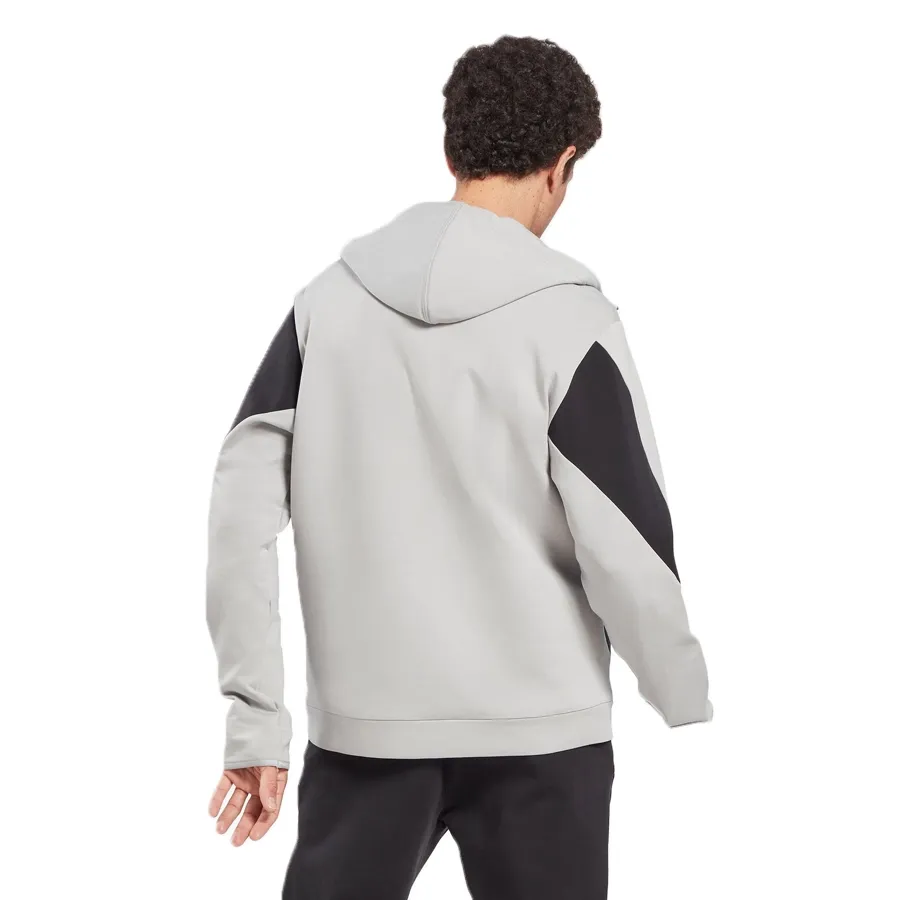 Imagen 2 de 5 de Campera Reebok Dreamblend Fz Hoodie-GRIS