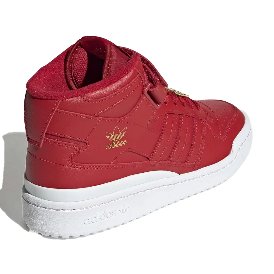 Imagen 2 de 6 de Zapatillas adidas originals Forum Mid-ROJO/BLANCO/DORADO