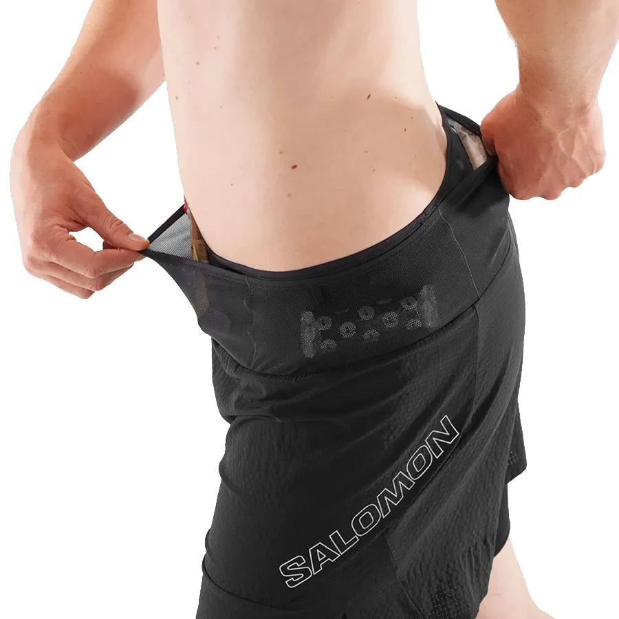 Imagen 2 de 5 de Shorts Salomon Sense Aero 2 in 1-NEGRO