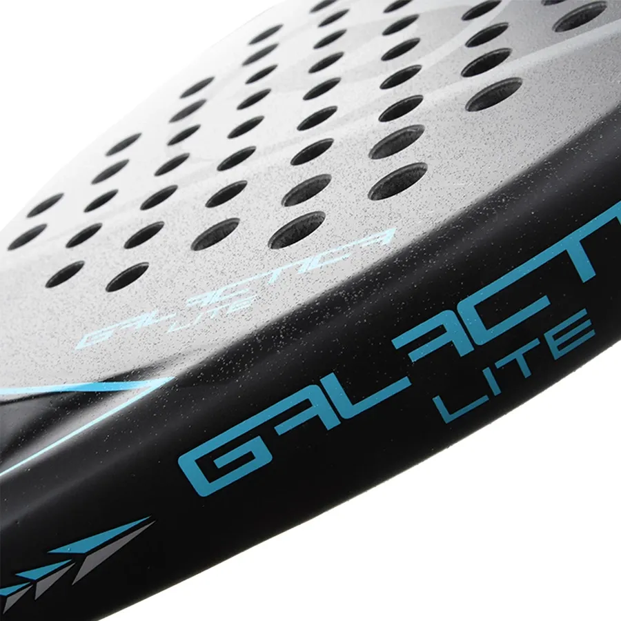 Imagen 2 de 4 de Paleta Dunlop Galática Lite-NEGRO/TURQUESA