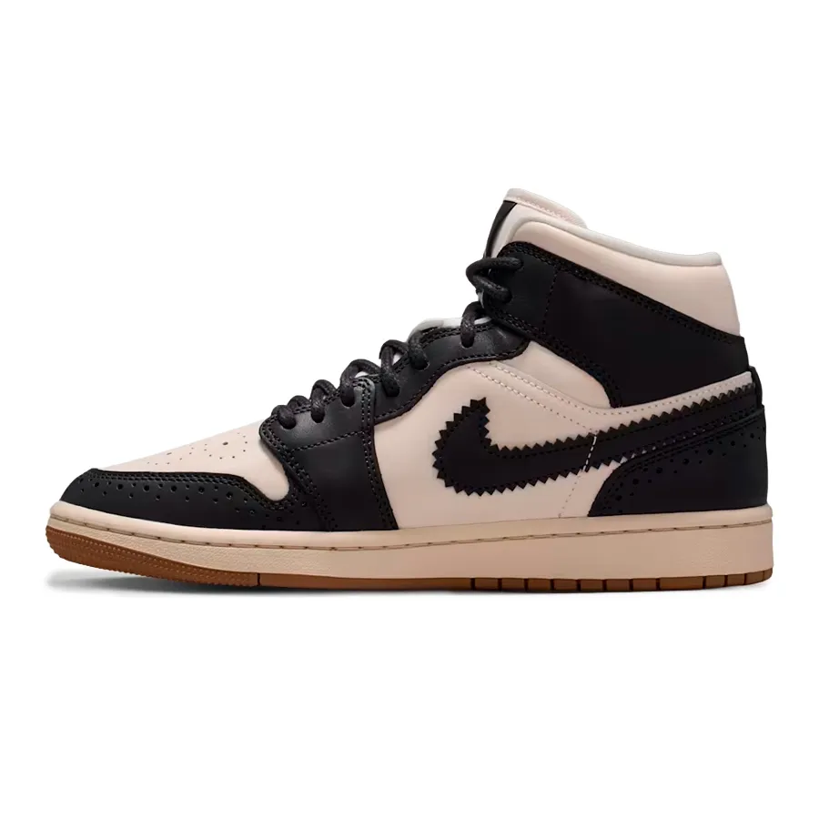 Imagen 1 de 7 de Zapatillas Nike Air Jordan 1 Mid Se-CRUDO/NEGRO