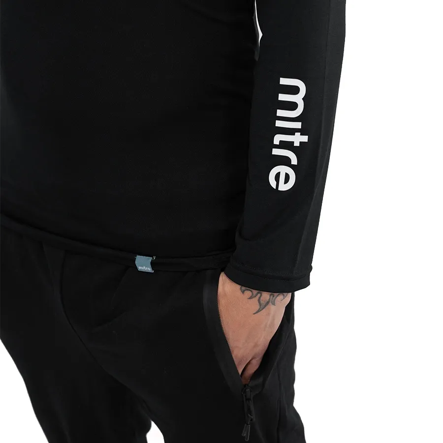 Imagen 4 de 5 de Remera Mitre Primera Piel-NEGRO