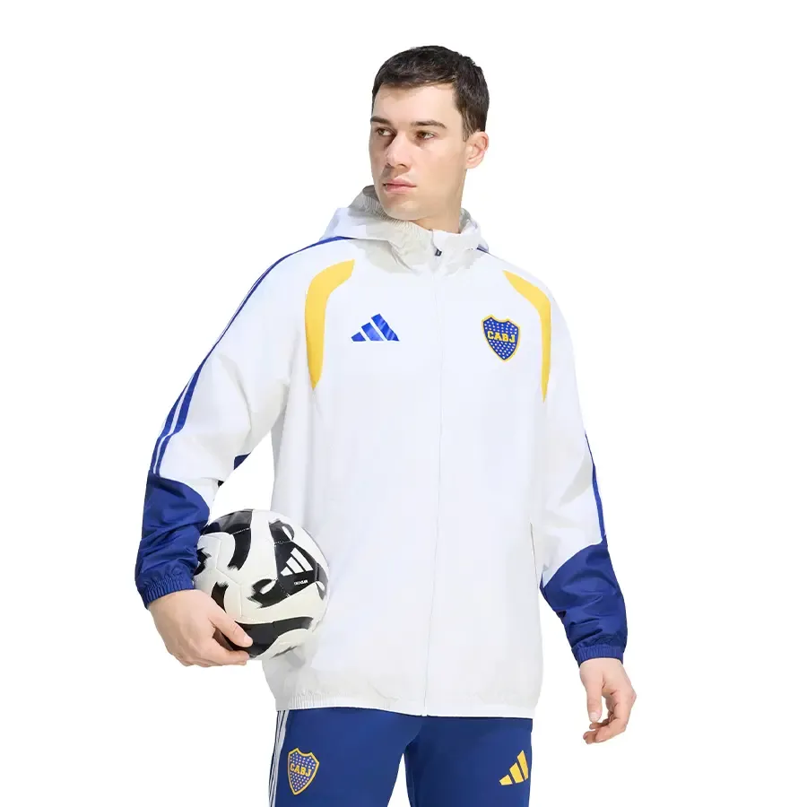 Imagen 0 de 5 de Campera adidas Boca Juniors Tiro26 Competition All Weather-BLANCO/AZUL/AMARILLO