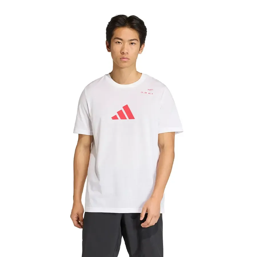Imagen 1 de 5 de Remera adidas Category Graphic-BLANCO/ROJO