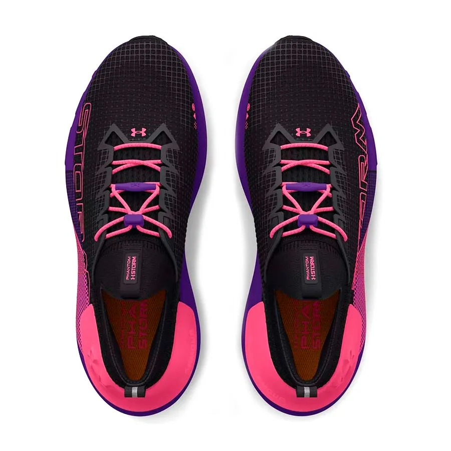 Imagen 4 de 5 de Zapatillas Under Armour Hovr Phantom 3 SE Storm-NEGRO/MORADO/ROSA