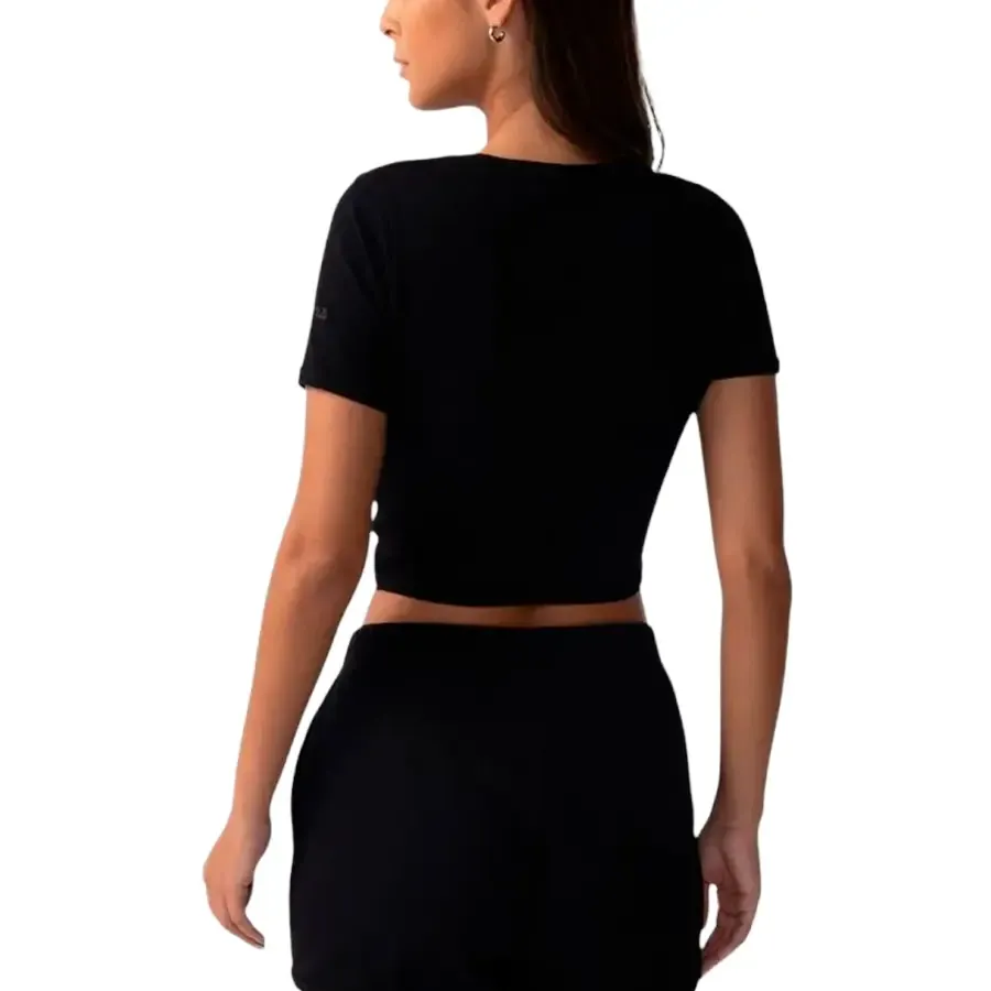 Imagen 1 de 4 de Remera Fila Slim Rib-NEGRO