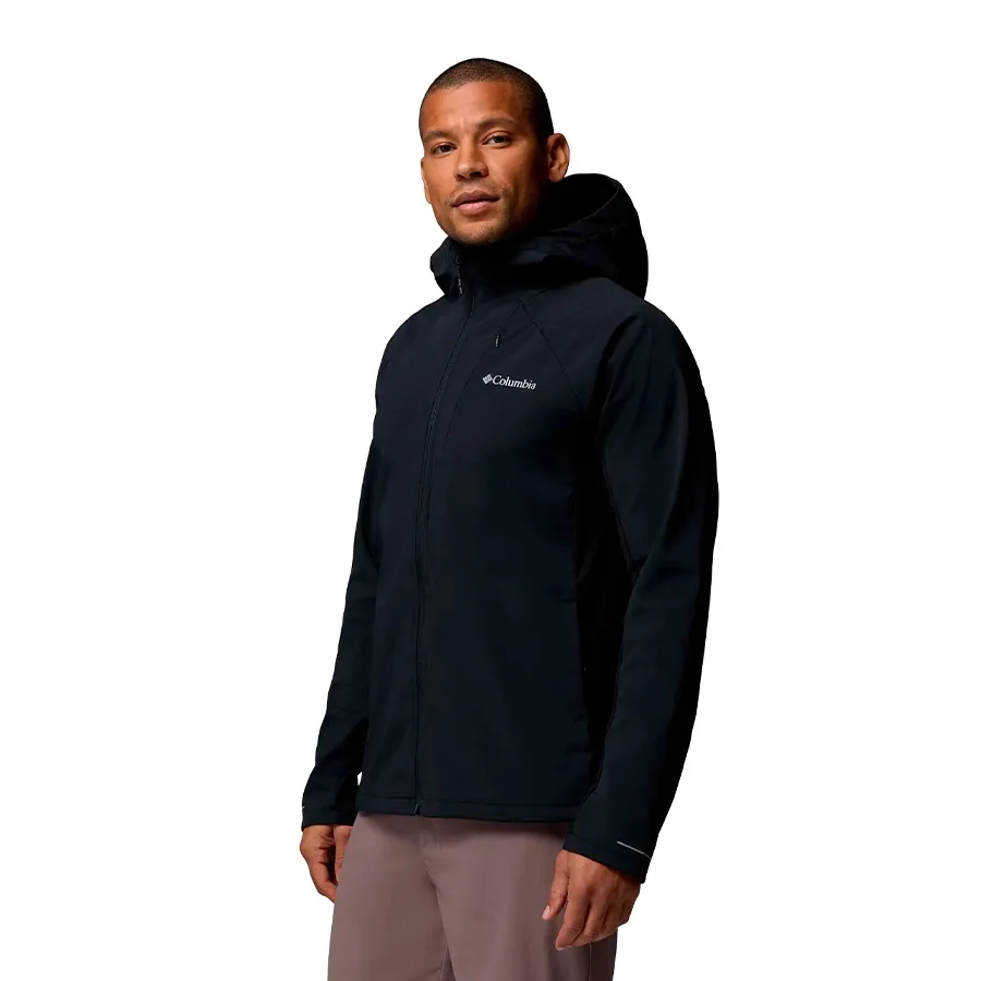 Imagen 1 de 7 de Campera Columbia Trailborne Softshell-NEGRO