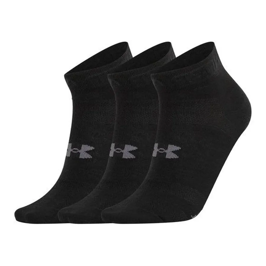 Imagen 0 de 2 de Medias Under Armour Essential Low Paquete de 3-NEGRO