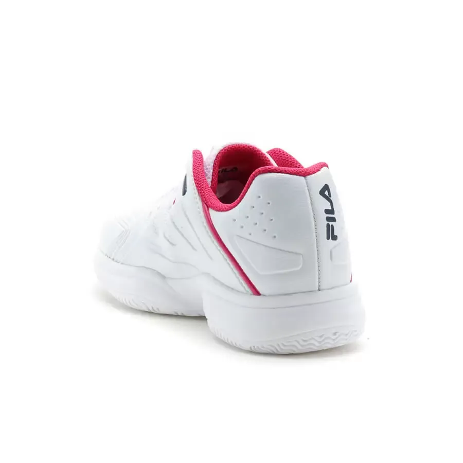 Imagen 1 de 5 de Zapatillas Fila Lugano 6.0 Kids-BLANCO/FUCSIA