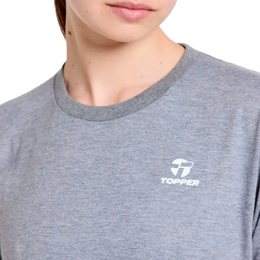 Imagen 2 de 3 de Remera Topper Basic Standard-GRIS