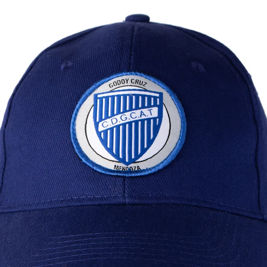 Imagen 2 de 3 de Gorra Fiume Sport Escudo Godoy Cruz-AZUL/BLANCO
