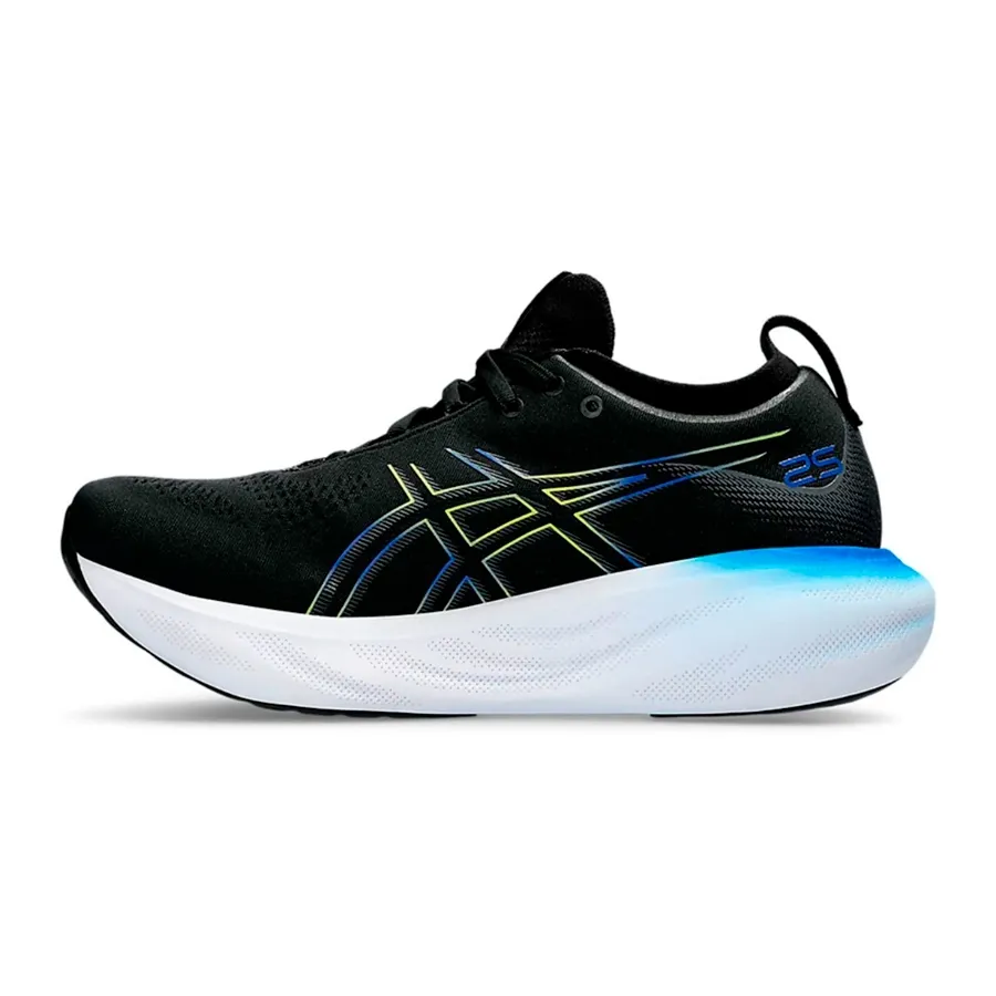 Imagen 1 de 6 de Zapatillas Asics Gel Nimbus 25-NEGRO/AZUL/AMARILLO