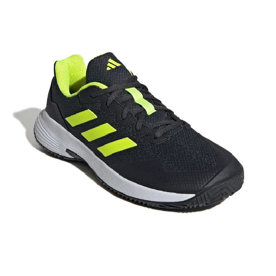 Imagen 1 de 7 de Zapatillas adidas Gamecourt 2-GRAFITO/AMARILLO FLUOR