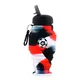 botella-de-silicona-footy-ROJO/NEGRO/BLANCO