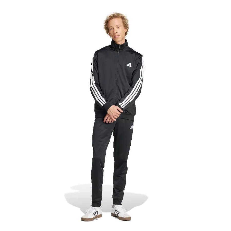 Imagen 0 de 7 de Conjunto adidas Sportswear Basic 3 Franjas-NEGRO/BLANCO