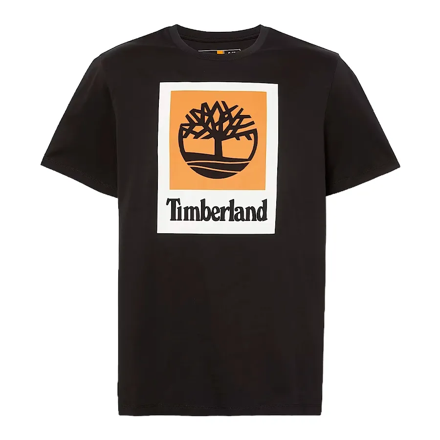 Imagen 2 de 4 de Remera Timberland Stack Logo-NEGRO/CAMEL