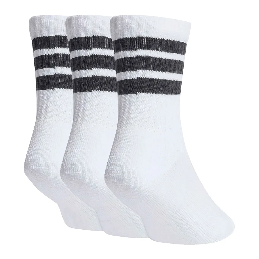 Imagen 1 de 4 de Medias adidas Pack x3-BLANCO/NEGRO
