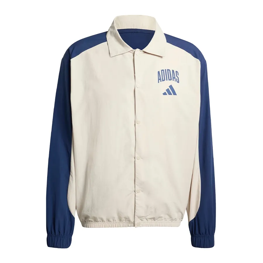 Imagen 2 de 6 de Campera adidas Collegiate Coach-HUESO/AZUL