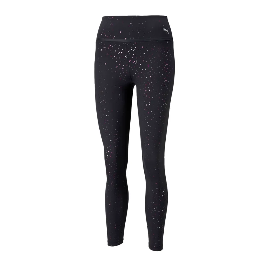 Imagen 3 de 5 de Calza Puma Stardust High Waist Printed 7/8-NEGRO