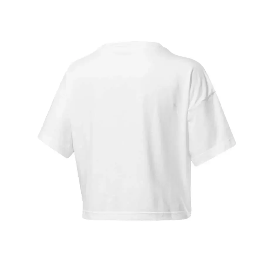 Imagen 4 de 5 de Top Reebok Remera  Cl V Crop-BLANCO