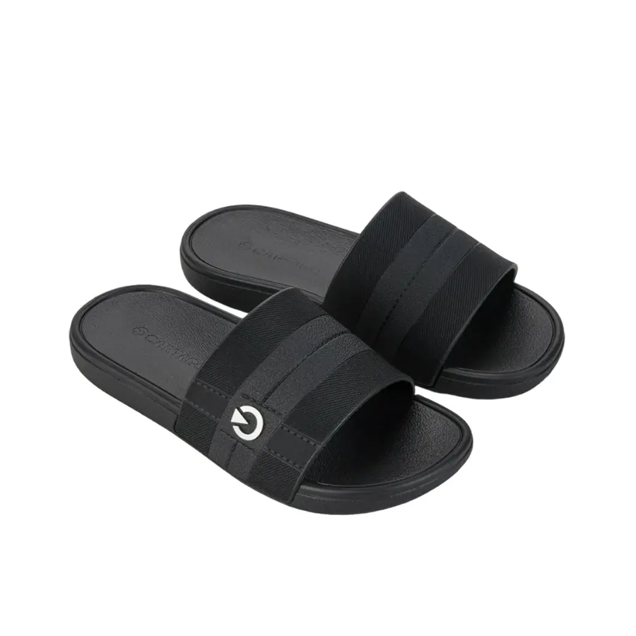 Imagen 1 de 4 de Sandalias Cartago Atlanta Slide Ad-NEGRO