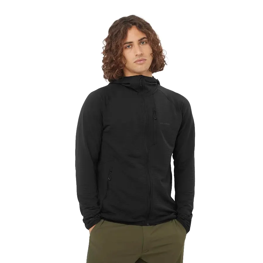 Imagen 0 de 7 de Campera Salomon Essential Lightwarm-NEGRO