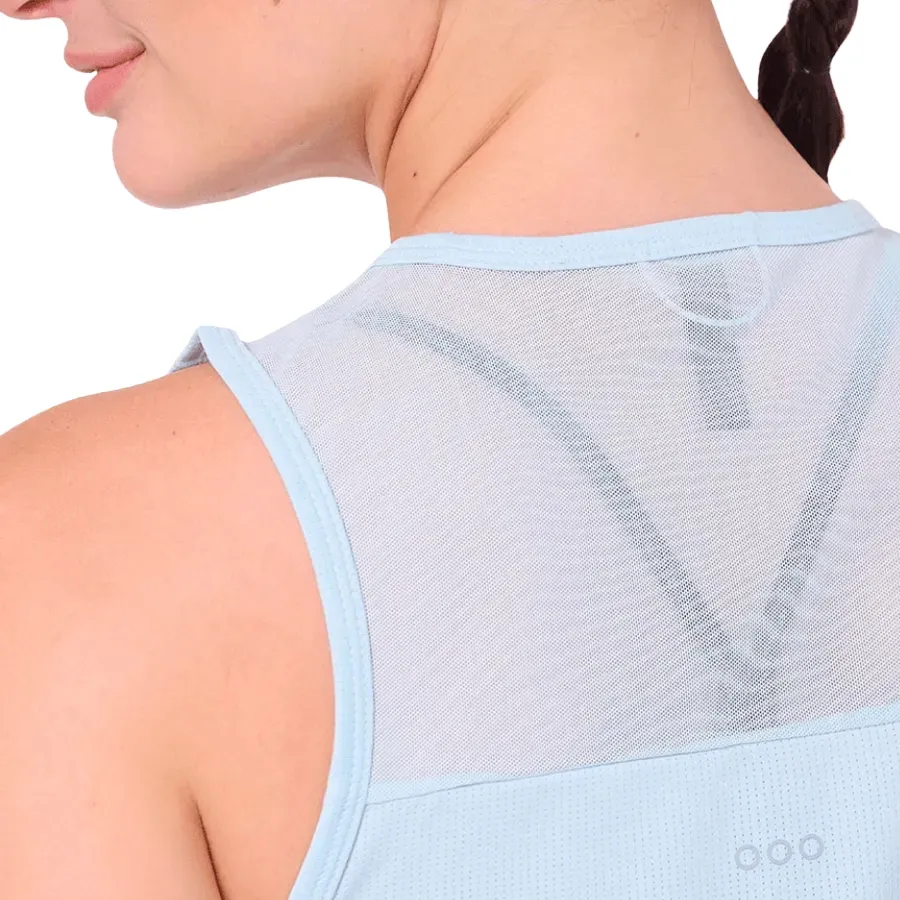 Imagen 4 de 5 de Musculosa Saucony Stopwatch Crop Tank-CELESTE