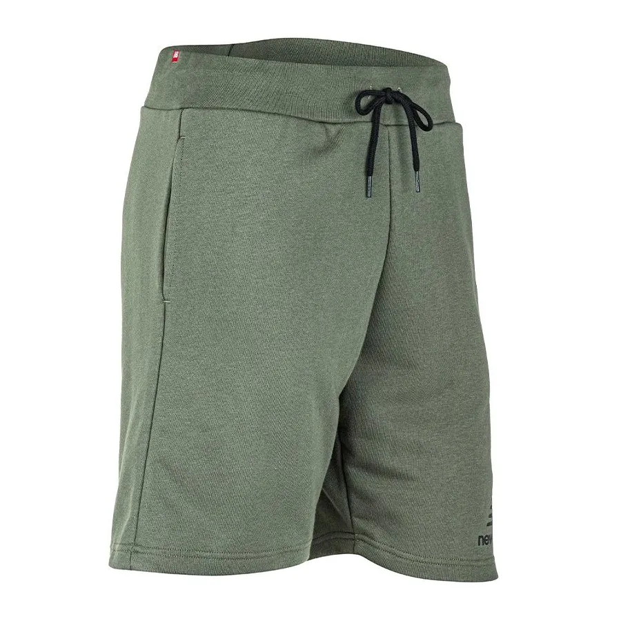 Imagen 0 de 3 de Short New Balance Essentials Stacked-VERDE OSCURO