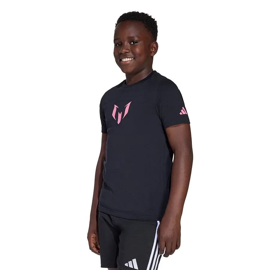 Imagen 0 de 4 de Remera adidas Messi N&N Graphic-NEGRO/ROSA