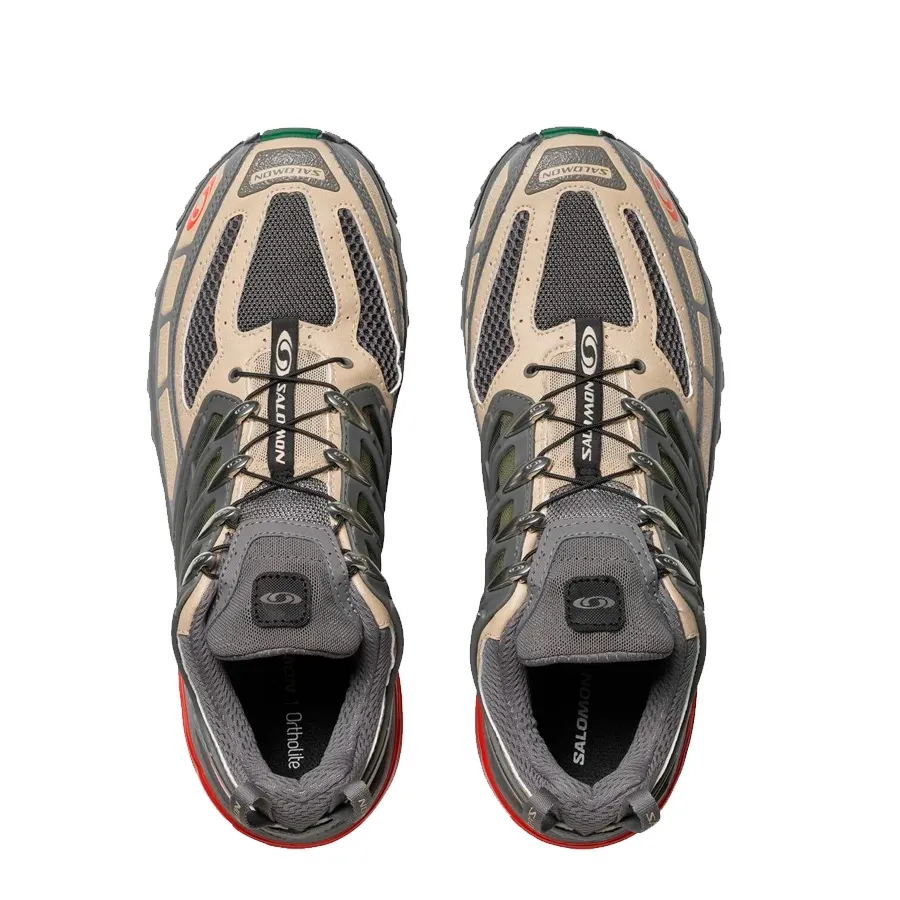 Imagen 2 de 5 de Zapatillas Salomon Acs Pro-GRIS/CRUDO/VERDE