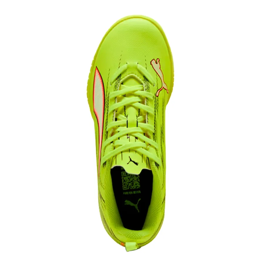Imagen 3 de 7 de Botines Puma Ultra 6 Play Tf-AMARILLO FLUOR/NEGRO