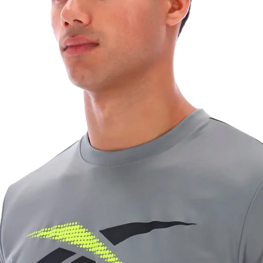 Imagen 2 de 3 de Remera Reebok SS Dotted-GRIS