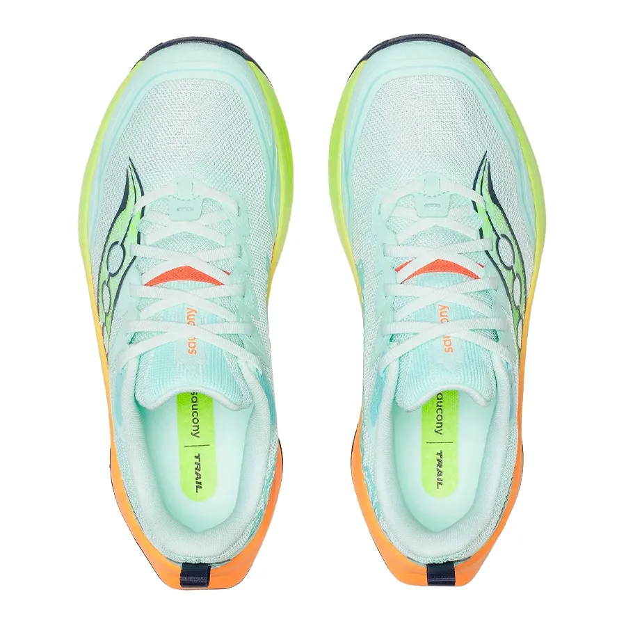 Imagen 3 de 6 de Zapatillas Saucony Peregrine 16-AQUA/NARANJA/AMARILLO