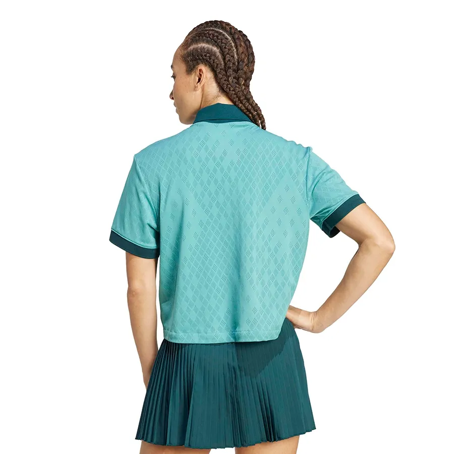 Imagen 1 de 4 de Remera adidas originals Tennis Pro Climacool-VERDE AGUA/VERDE