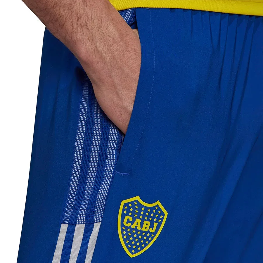 Imagen 2 de 4 de Pantalón adidas Boca Juniors Presentación-AZUL/AMARILLO/BLANCO