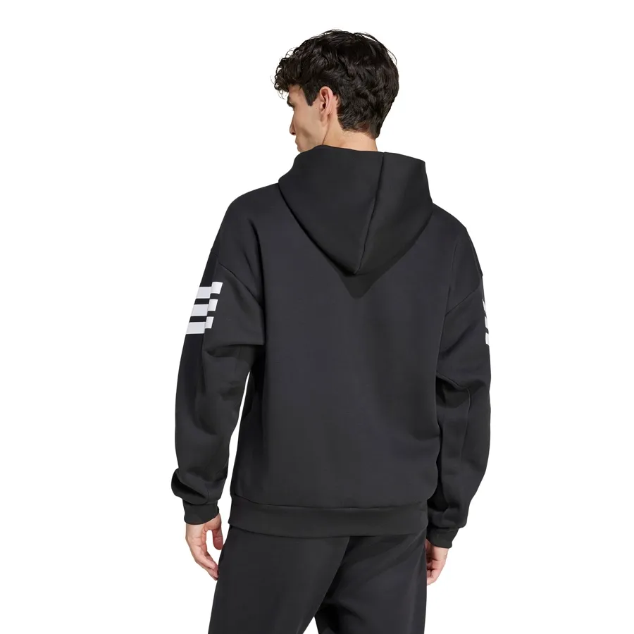 Imagen 2 de 5 de Campera adidas Future Icons 3 Tiras-NEGRO/BLANCO