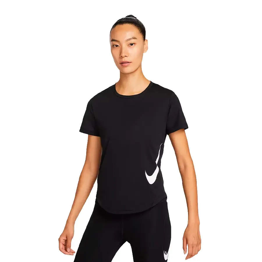 Imagen 0 de 6 de Remera Nike Tempo Swoosh Run-NEGRO