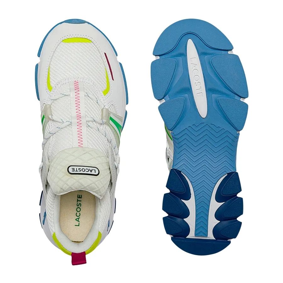 Imagen 3 de 5 de Zapatillas Lacoste L 003-BLANCO/FUCSIA/AZUL