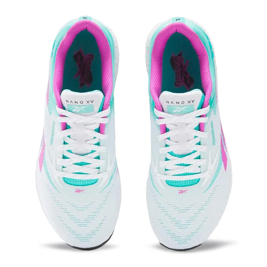 Imagen 2 de 4 de Zapatillas Reebok Nano X5-VERDE AGUA/BLANCO/VIOLETA