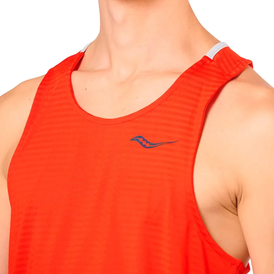 Imagen 2 de 4 de Musculosa Saucony Kinvara Tank-ROJO