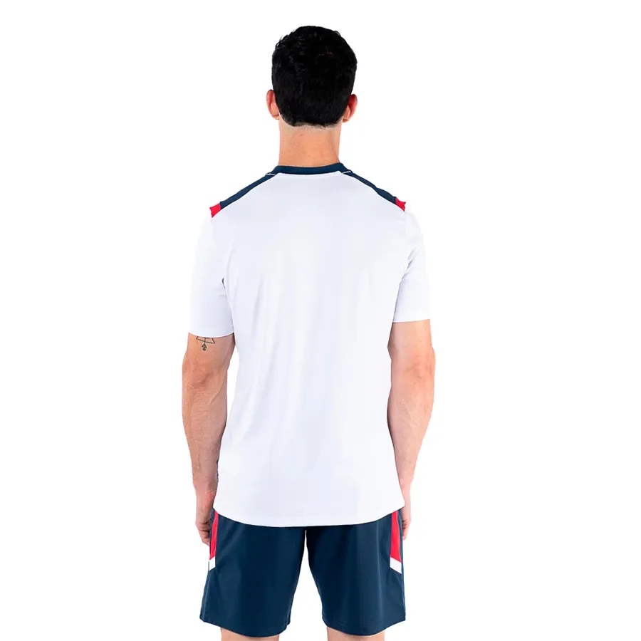 Imagen 3 de 4 de Remera Joma Toledo 203-BLANCO/AZUL/ROJO