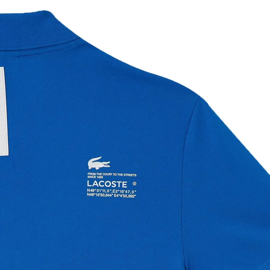 Imagen 3 de 4 de Remera Lacoste -AZUL FRANCIA/BLANCO