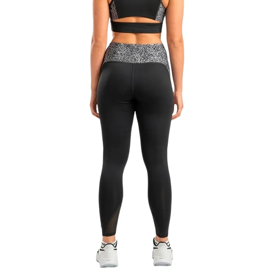 Imagen 1 de 3 de Calza Reebok Running AOP Tigth-NEGRO/GRIS