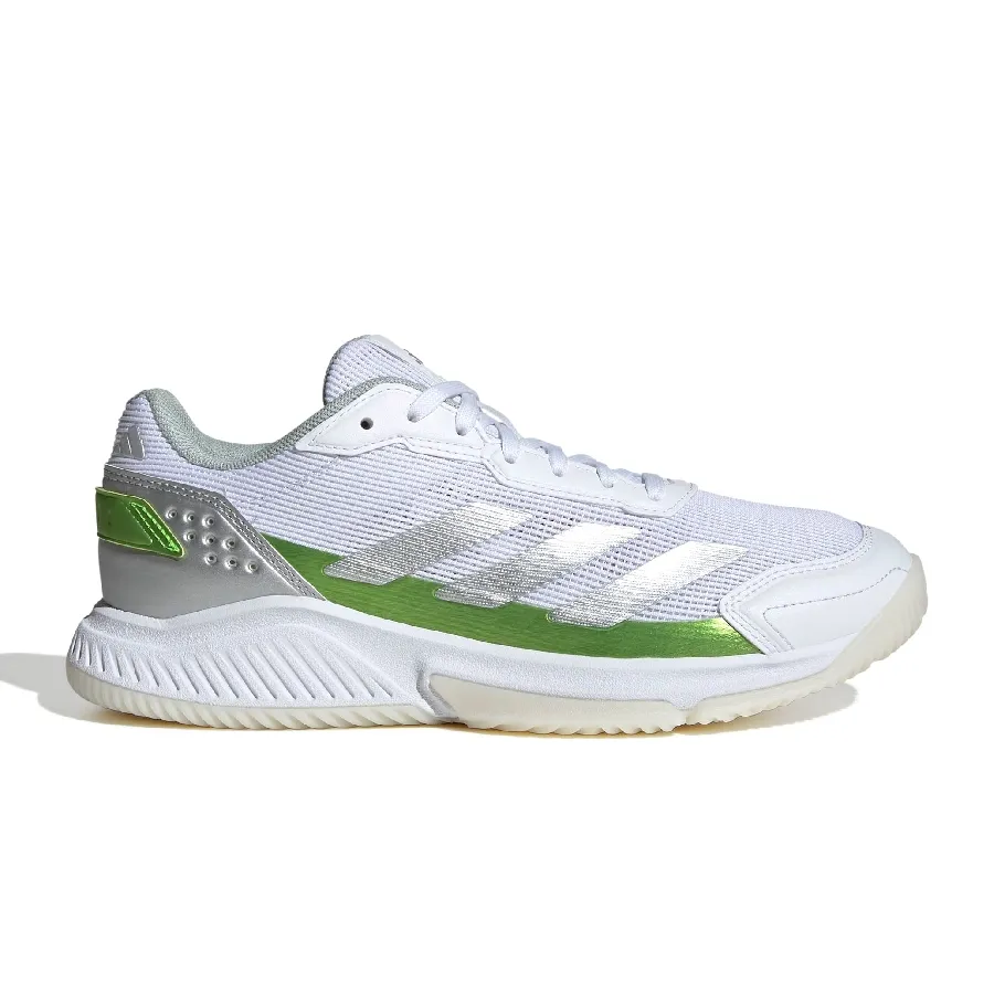 Imagen 0 de 7 de Zapatillas adidas Courtquick Padel-BLANCO/PLATA/VERDE FLUOR
