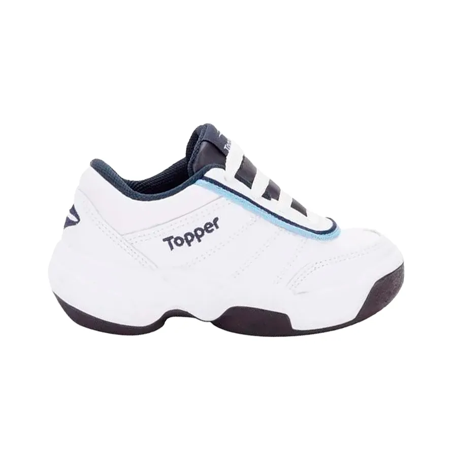 Imagen 0 de 6 de Zapatillas Topper Tie Break Ii K Ids-BLANCO/AZUL